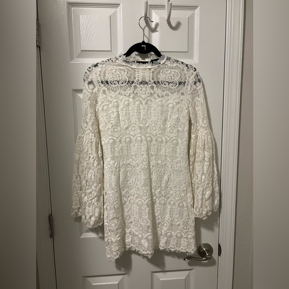 Vici White Dress - Size L